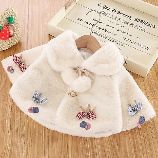 Slowmoose Baby Winter Clothes, Cute Fleece Fur Coat 24M