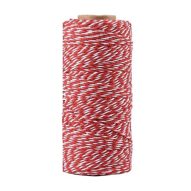 Slowmoose Natural Jute Baker Twine Burlap String Hemp Craft Rope red