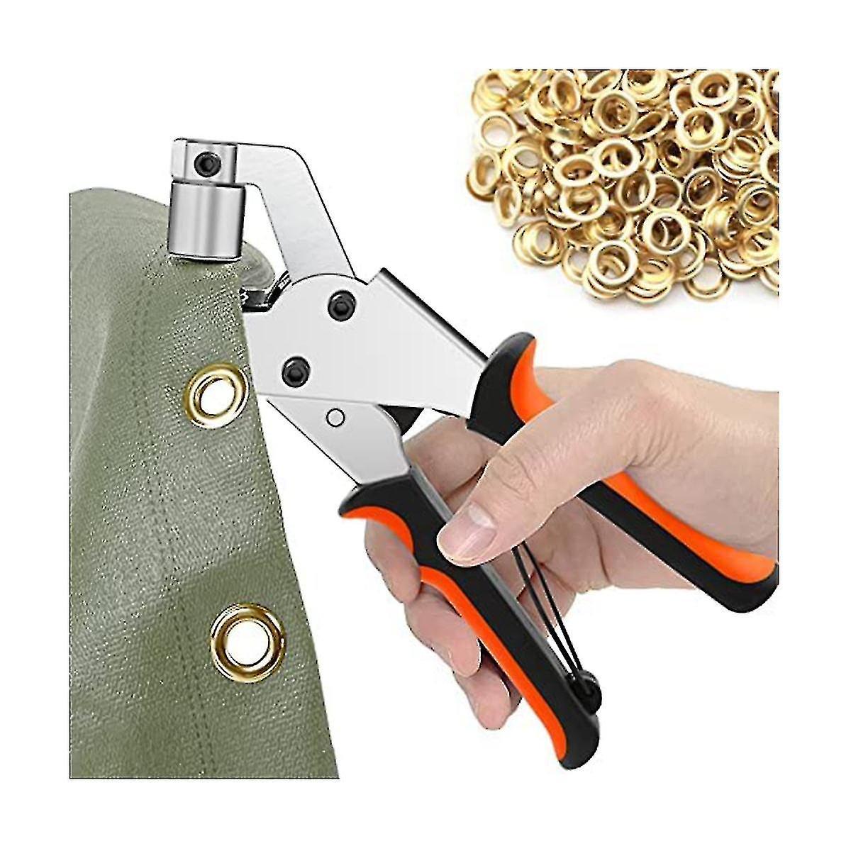 Sbdy Eyeletpliers For Tarpaulins,eyeletpliers Set With 300eyelets (diameter 10 Mm),eyeletpliers 10 Mm Fo