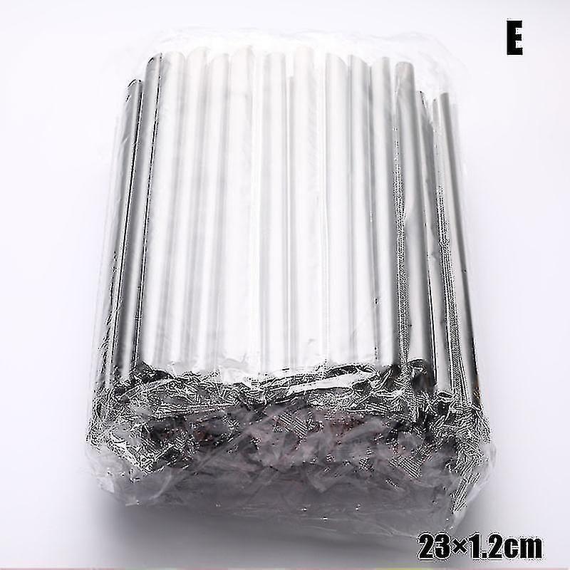 Yuntianzun 100pcs Plastic Straws Milkshake Wide Disposable Bubble Tea Drinking Straw Large Black E