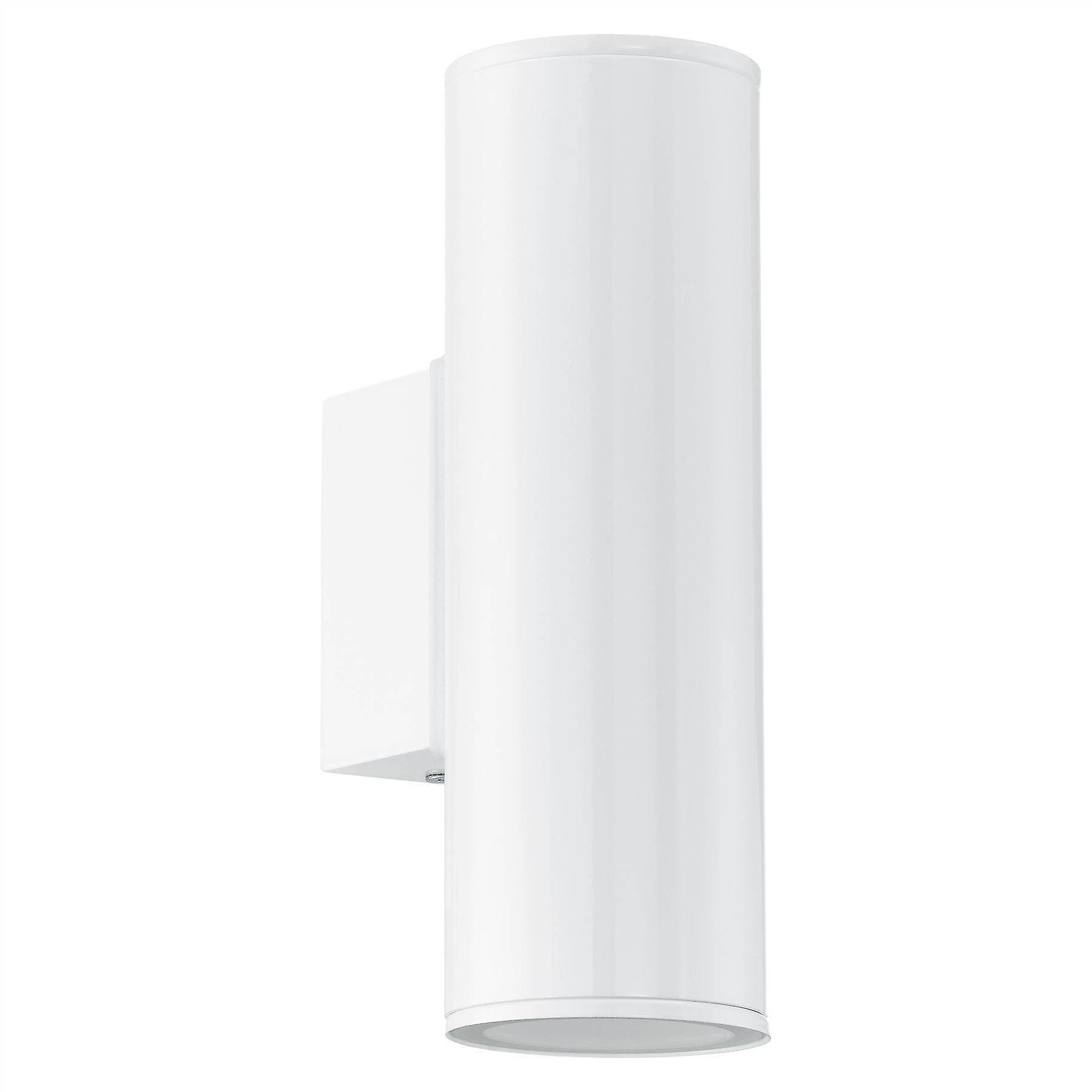 Eglo Lighting Riga Outdoor Up Down Wall Light White IP44, GU10