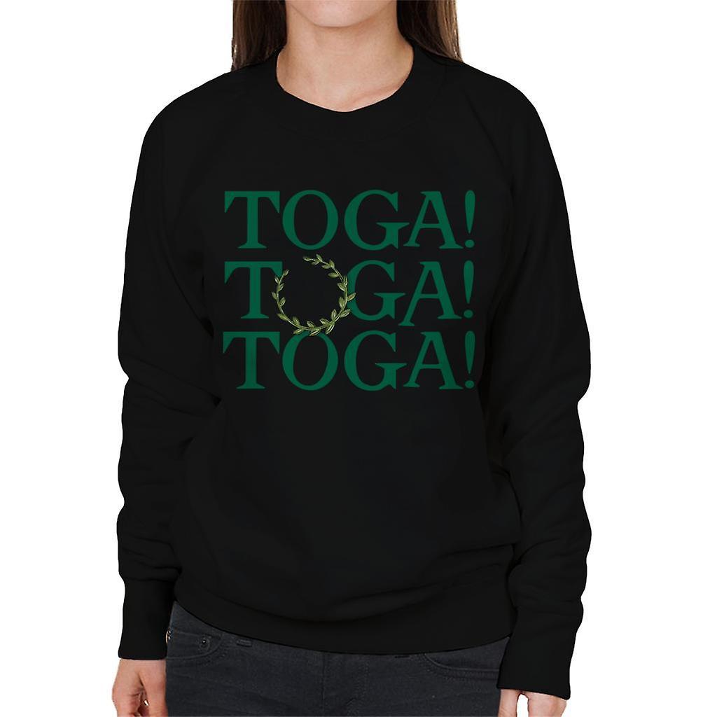 Animal House Toga Toga Toga Women's Sweatshirt Black XX-Large