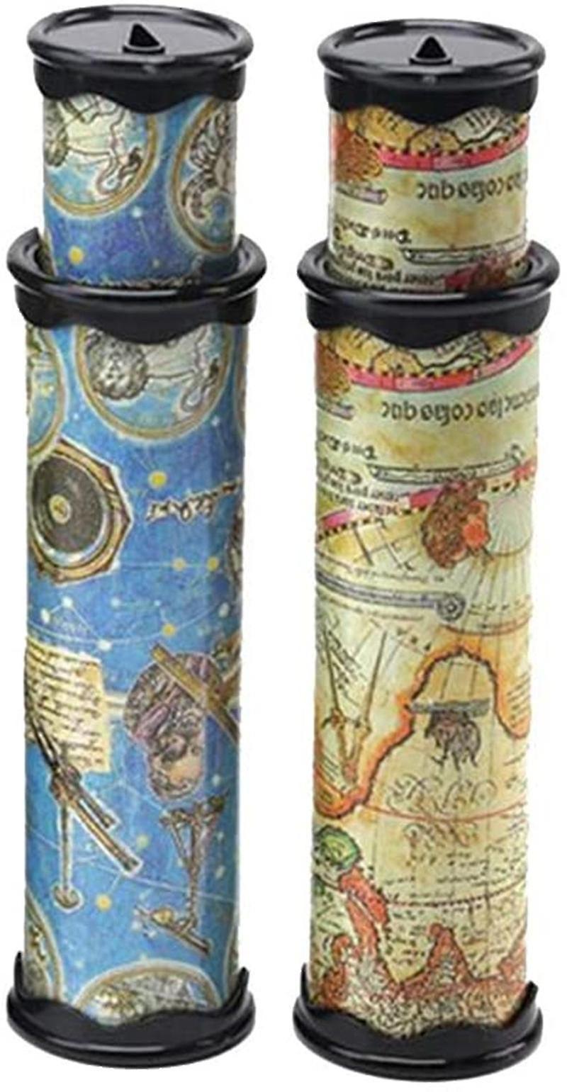 Syhmy 2pcs Classic World Kaleidoscope, Magic Kaleidoscope,best Birthday Gift