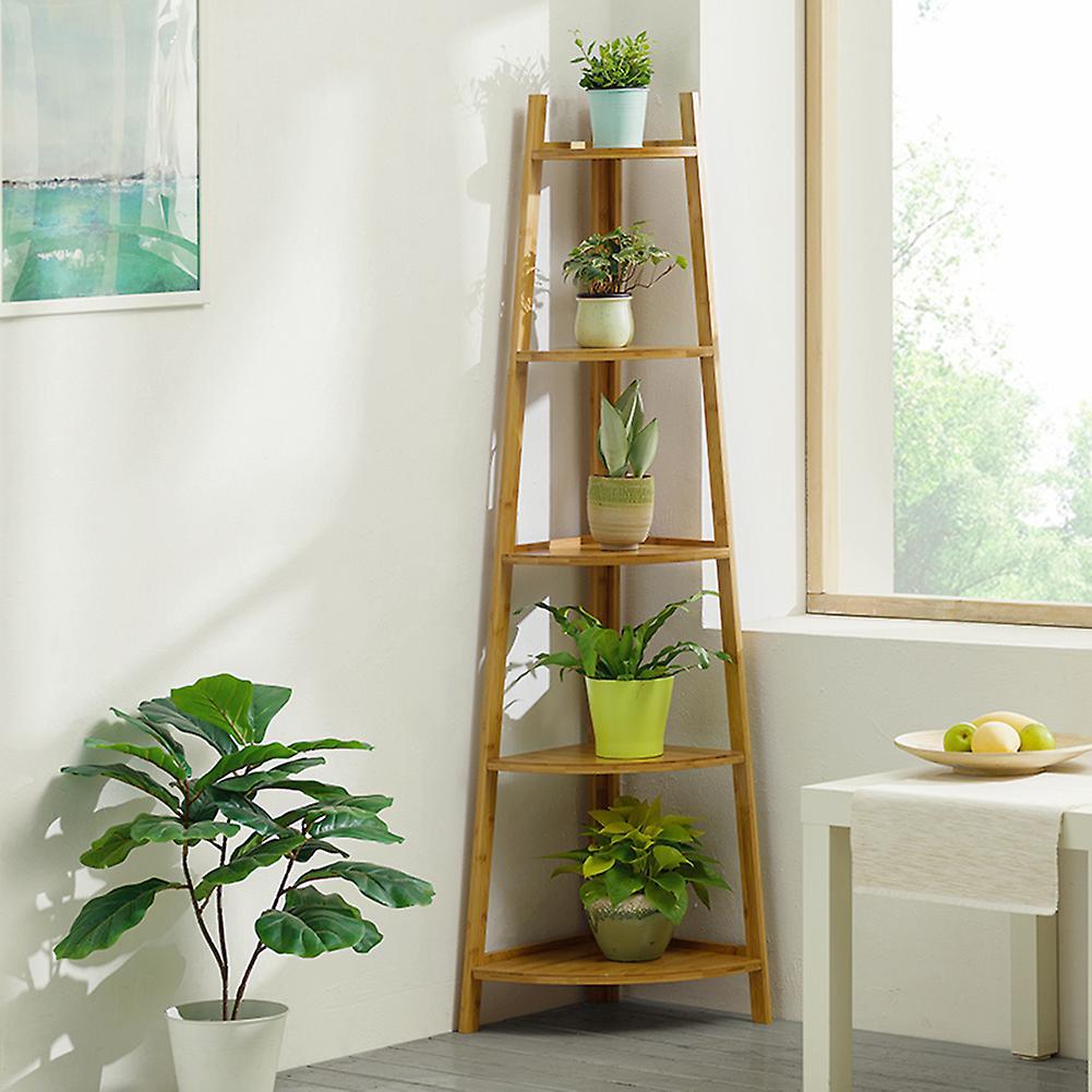 Living And Home Livingandhome Corner Ladder Plant Stand