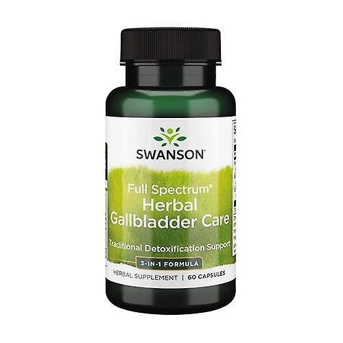 Swanson Premium full spectrum herbal gallbladder care 60 capsules