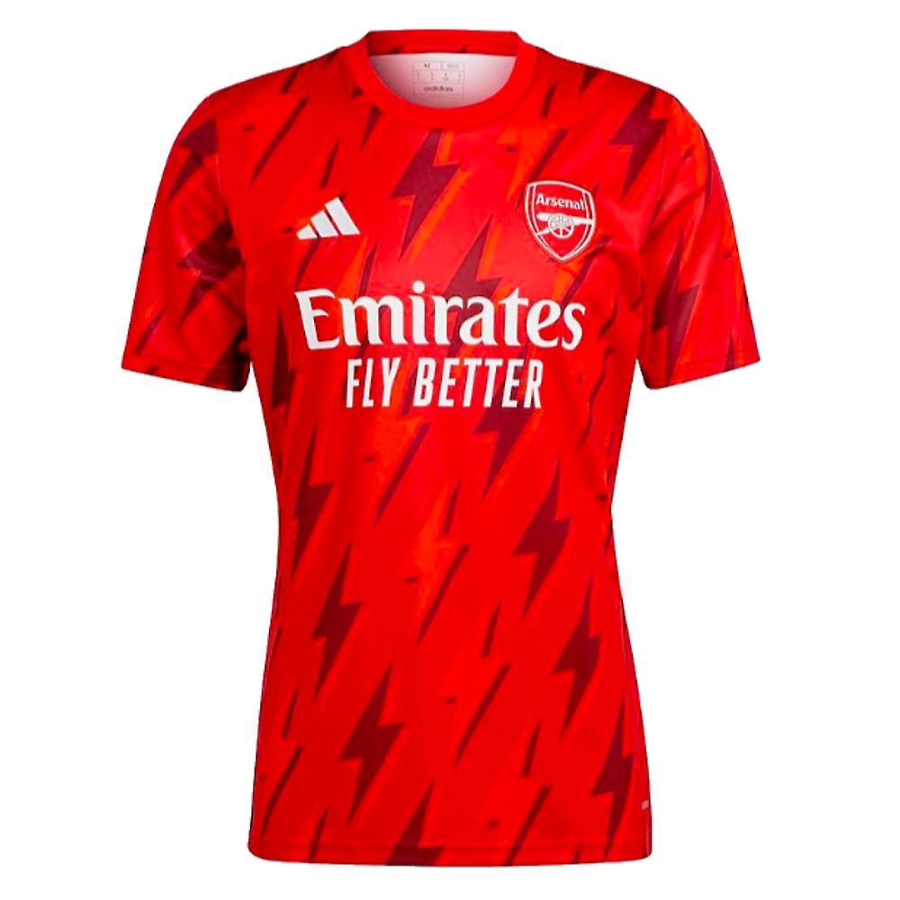 Adidas 2023-2024 Arsenal Pre-Match Shirt (Red) Large 42-44 inch Chest