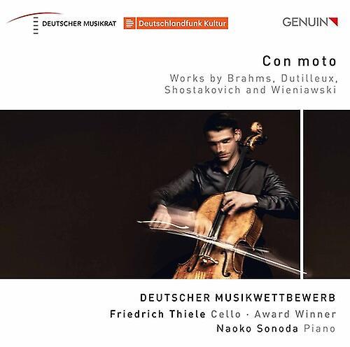 Genuin Brahms / Thiele / Sonoda - Con Moto  [COMPACT DISCS] USA import