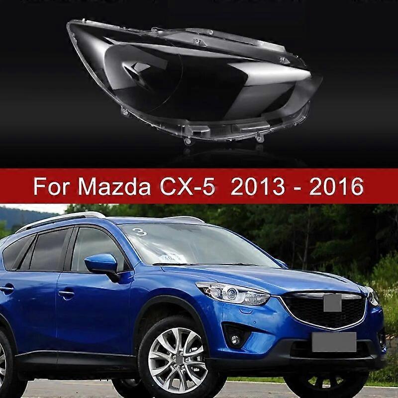 Jelivey For Mazda CX-5 2013 2014 2015 2016 Car Front Headlight Cover Auto Headlamp Lampshade Lampcover Head Lamp Light Glass Lens Shell Right