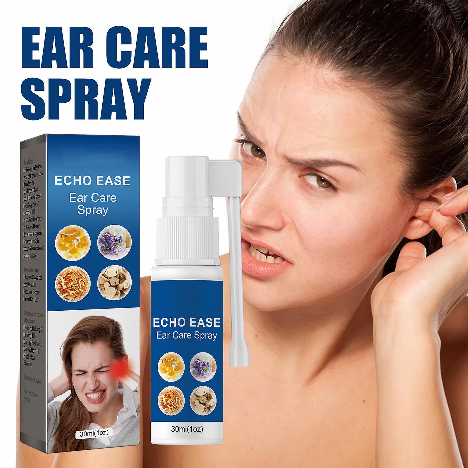 Frusde Echo Ease Ear Care Spray, Tinnitus Relief Spray, Tinnitus Relief For Ringing Ears, Effectively Improves Hearing And Relieves Discomfort 1Pcs