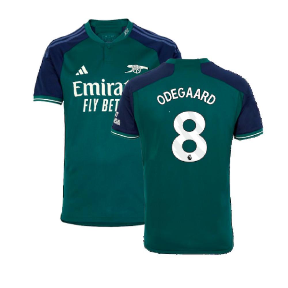 Adidas 2023-2024 Arsenal Third Shirt (Odegaard 8) Green XXXL 48-50 inch Chest