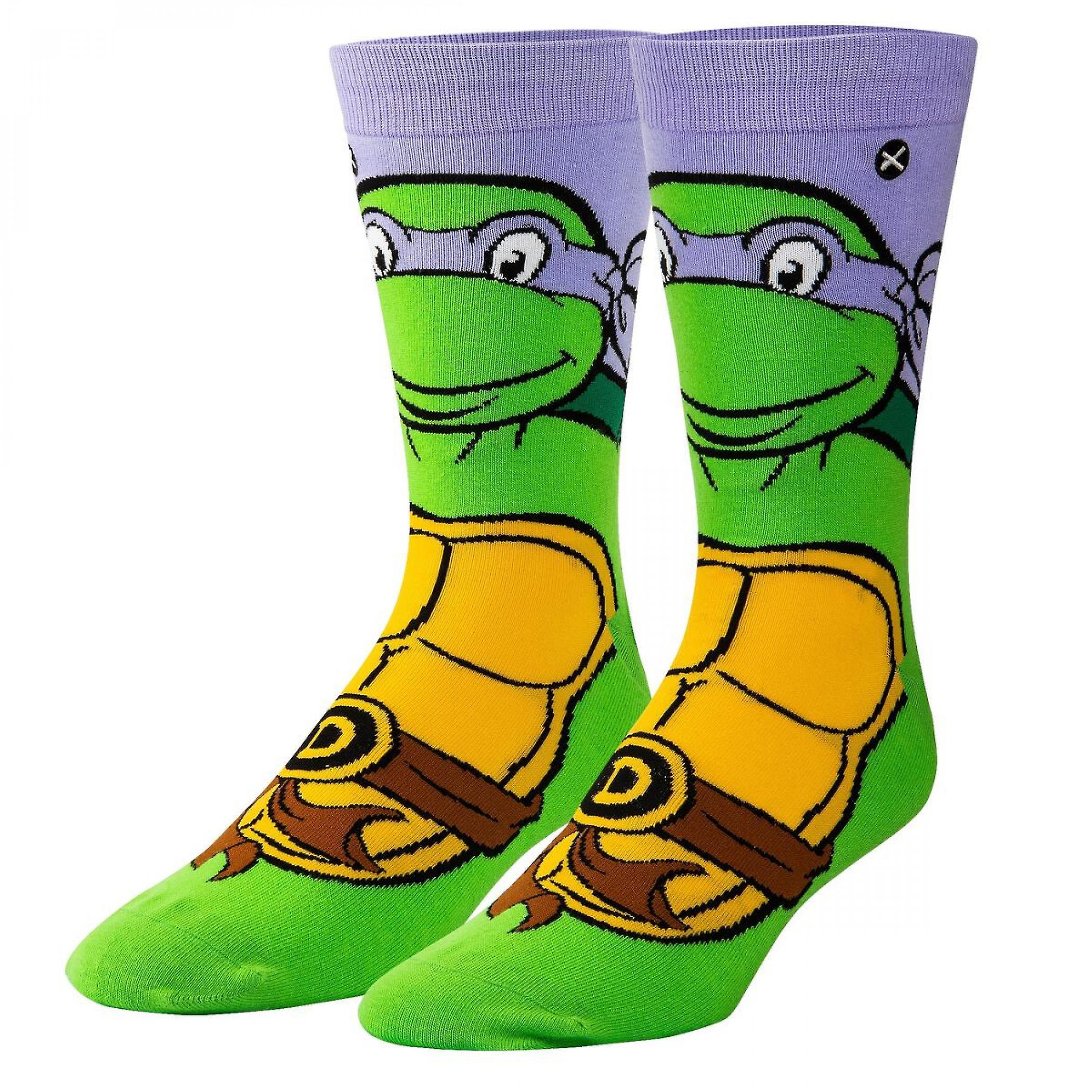 Cartoons Teenage Mutant Ninja Turtles Donatello Crew Socks Multi-Color