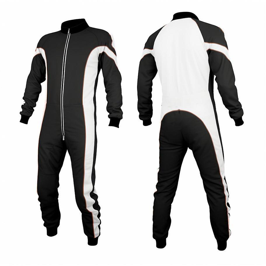 SkyexSuits Freefly skydiving suit black and white se-06 Xxxl / men