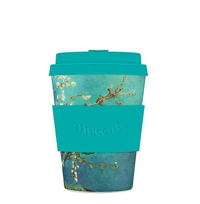 12oz 350ml Reusable Ecoffee Cup Eco-Friendly PLA Vincent Van Gogh Melamine Free Coffee Cup VGM Almond Blossom 12oz/350ml