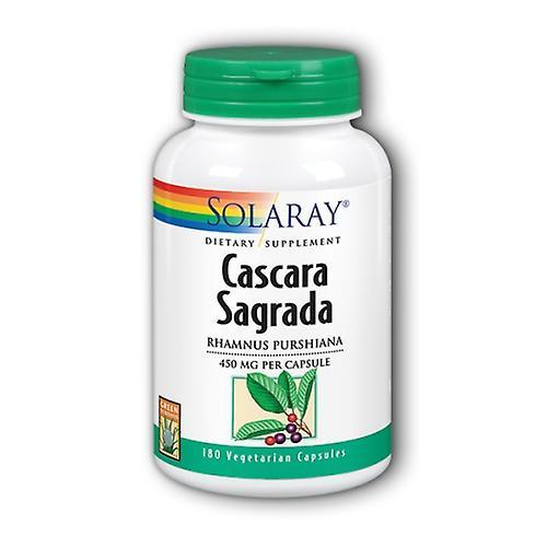 Solaray Cascara Sagrada, 450 mg, 180 Caps (Pack of 1)