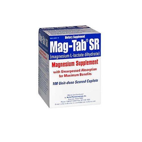 Mag-Tab Magnesium-Tab Sustained Release Caplets,84 MG ,100 Unit Dose (Pack of 1)