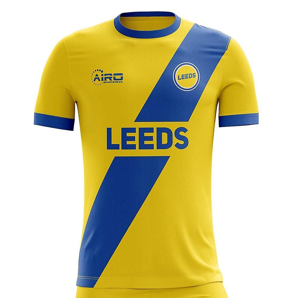 Airo Sportswear 2024-2025 Leeds Away Concept Football Shirt - Baby White 18/24 Months