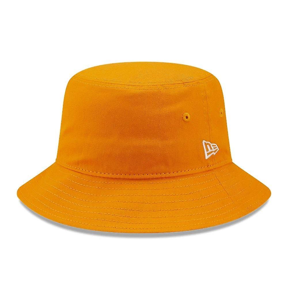 New Era Men's Essential Tapered Bucket Hat ~ Bucket Hat Gold One Size