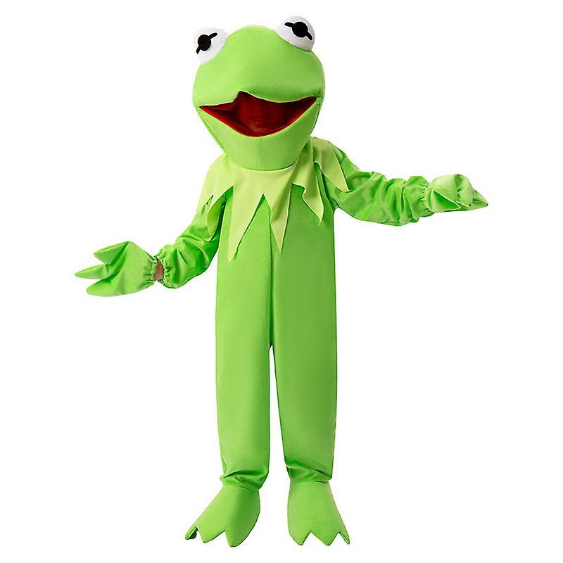 Baiyis Kermit Costume for Kids Green Frog Jumpsuit Halloween Cosplay Carnival Party Costume L