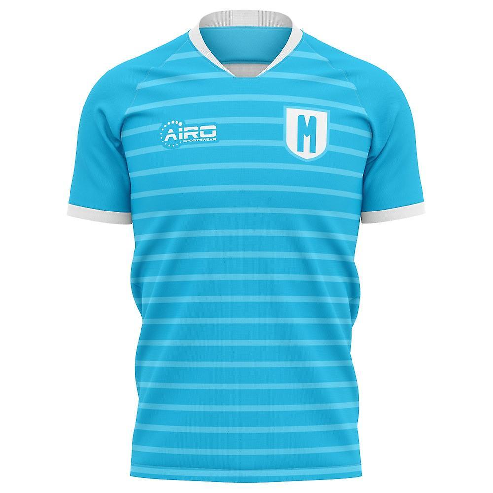 Airo Sportswear 2023-2024 Malmo FF Home Concept Football Shirt Blue Small 34-36 inch Chest (88/96cm)