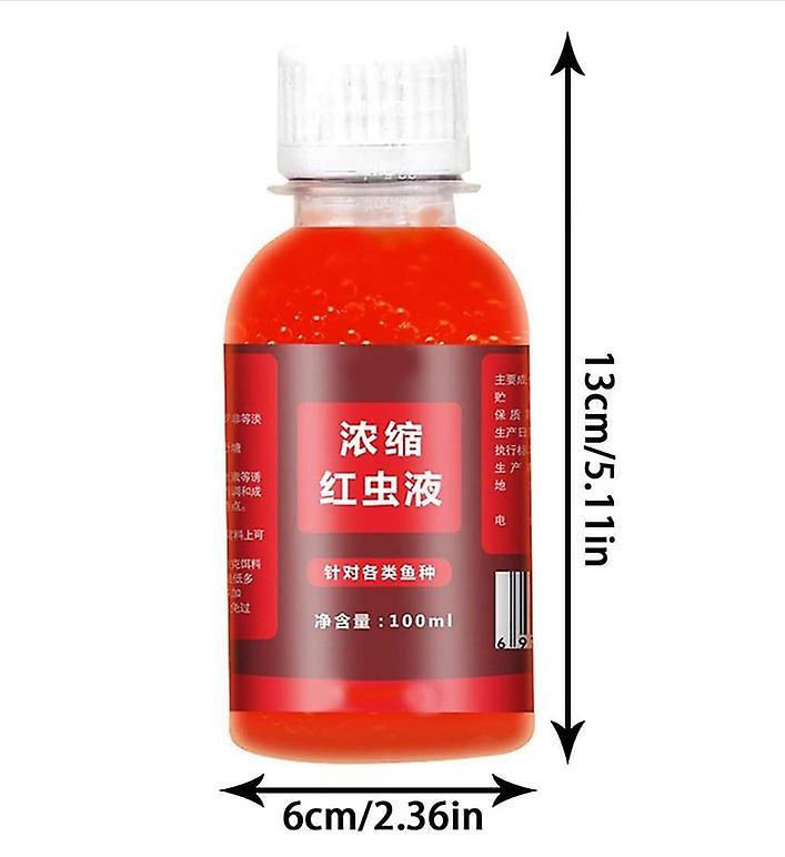 unbrand Fishing Liquid  Strong Fish Attractant Concentrated Red Worm Liquid Bait Additive  100ml Red Worm Concentrate Liquid A