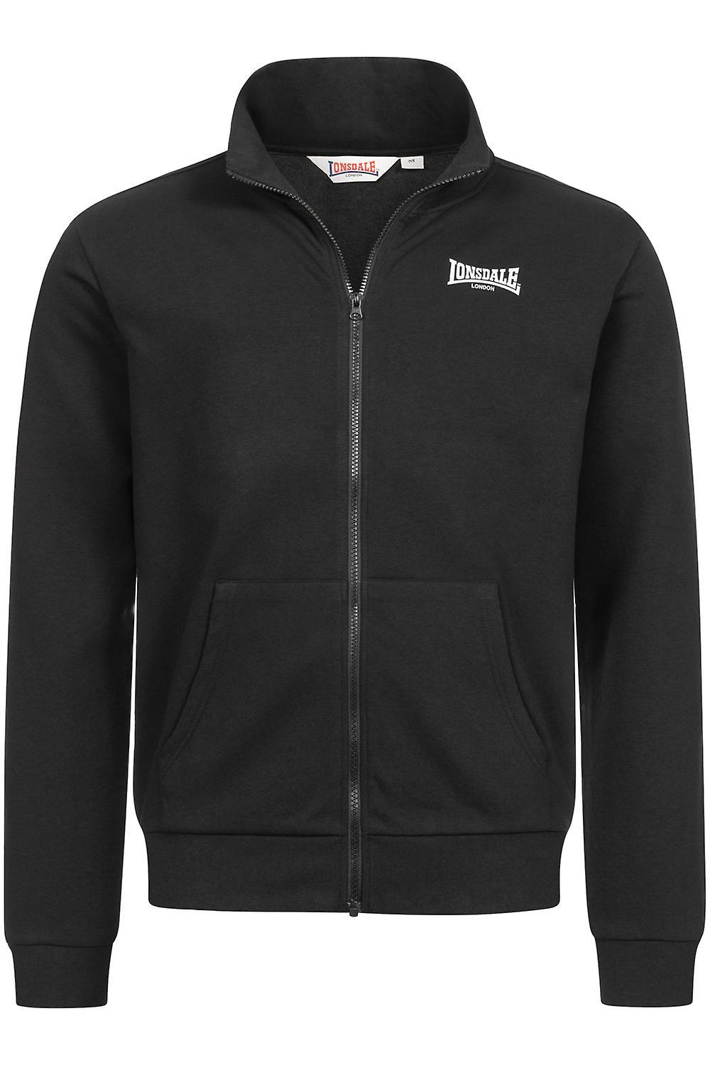 Lonsdale Men's Sweat Jacket Nairn black/white L