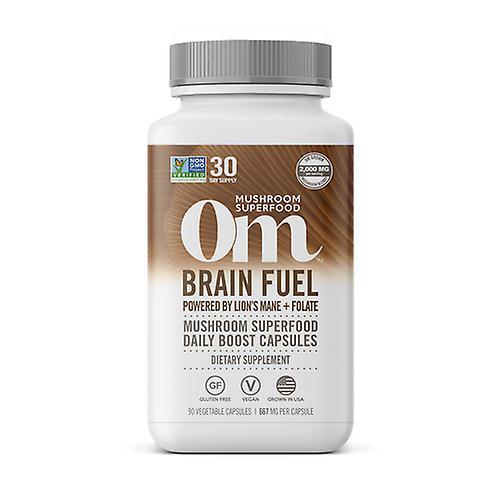 Om Mushrooms Brain Fuel Superfood, 90 Caps (Pack of 1)