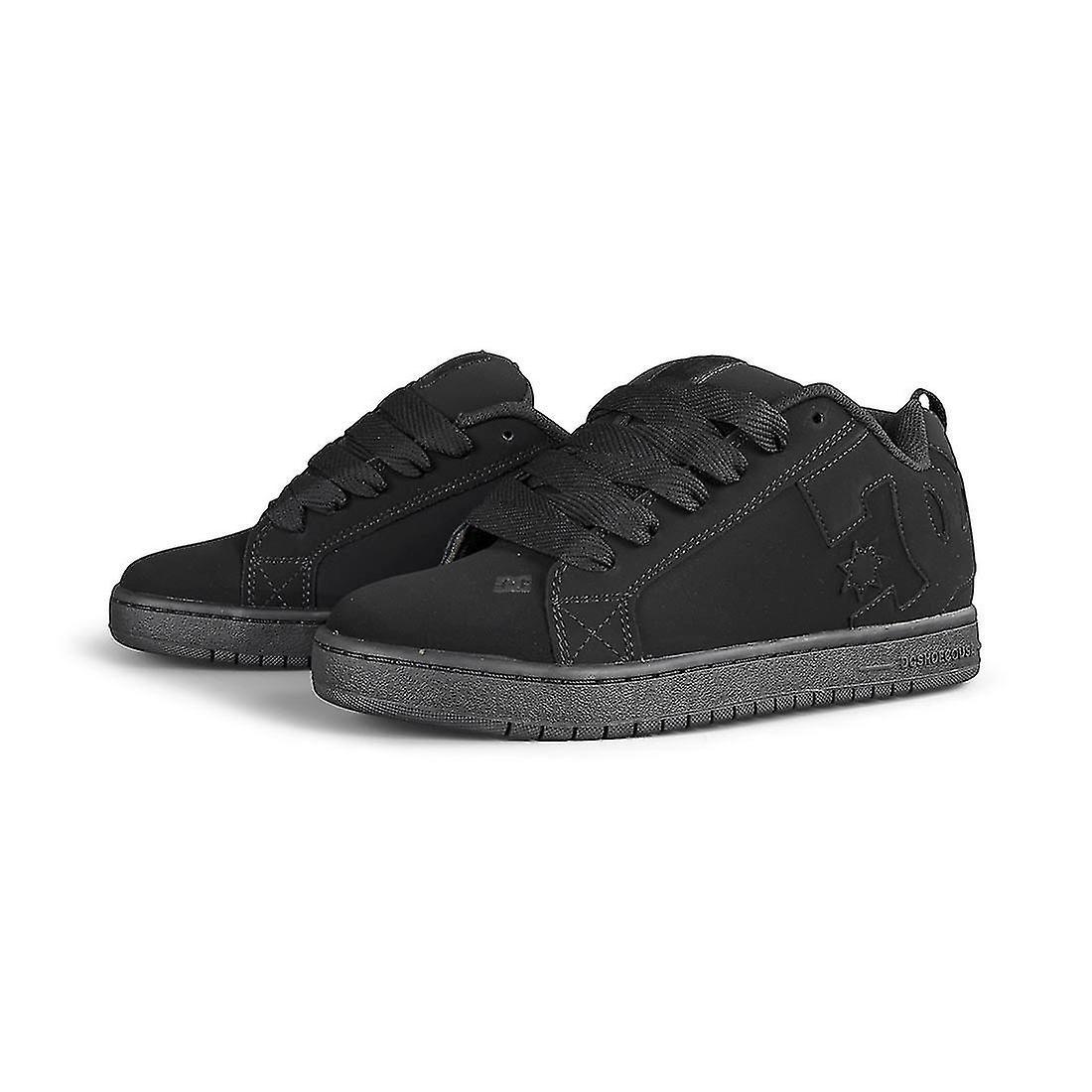 Unbrand DC Court Graffik Skate Shoes - Black/Black/Black UK 12 / EU 47