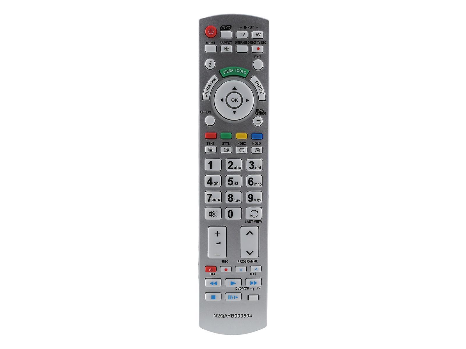 azurano remote control for PANASONIC N2QAYB000504 - Also replaces N2QAYB000505 N2QAYB000506 N2QAYB000673 N2QAYB000785 N2QAYB000715