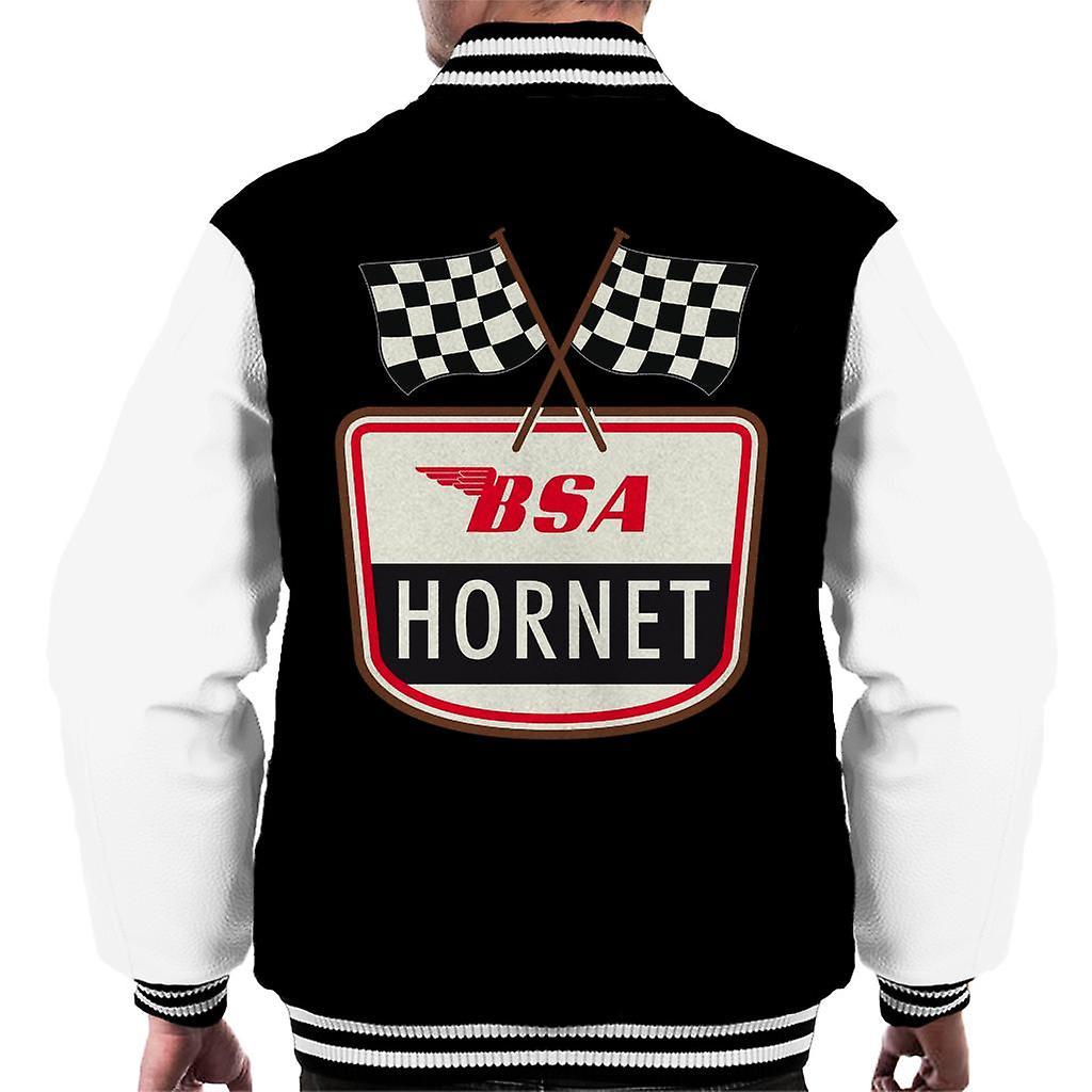 BSA Hornet Men's Varsity Jacket Black/White Large