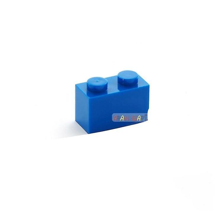 Slowmoose Building Blocks - Thick Figures Bricks Blue 100pcs