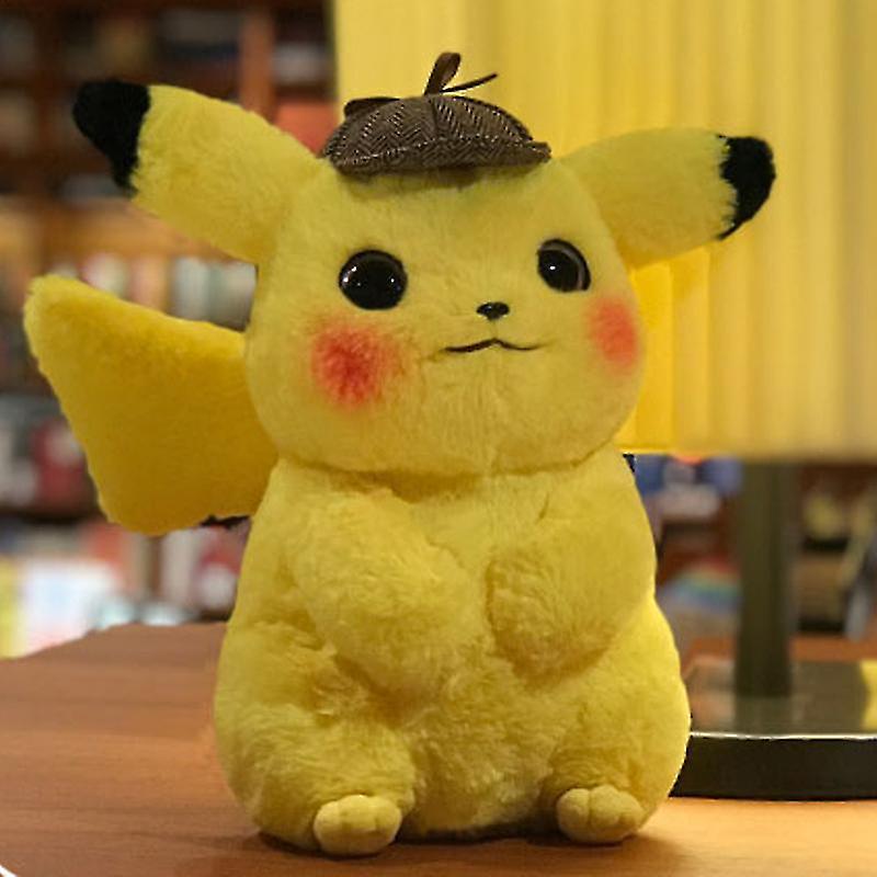 Mlsilm Pokemon Detective Pikachu Plush Toys Stuffed Toys Pokmon Pikachu Anime Dolls Birthday Christmas Gifts Kids