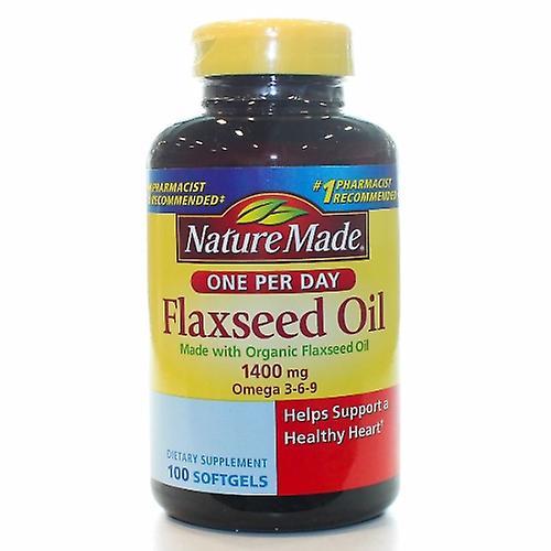 Nature Made Flaxseed Oil,1400 Mg ,100 Softgels (Pack Of 1)