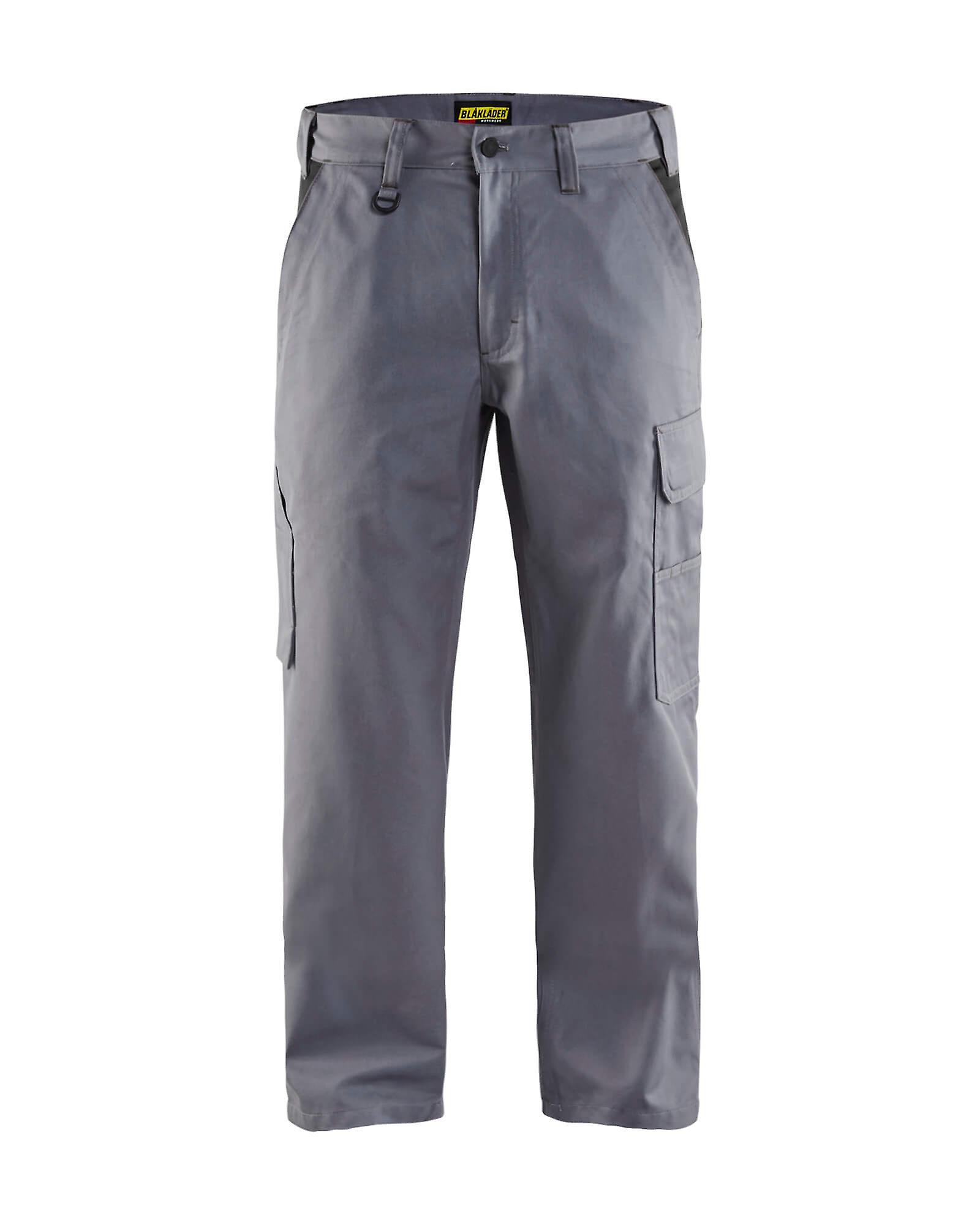 Blaklader 1404 industry work trousers - mens (14041800) - (colours 1 of 2) Grey/black