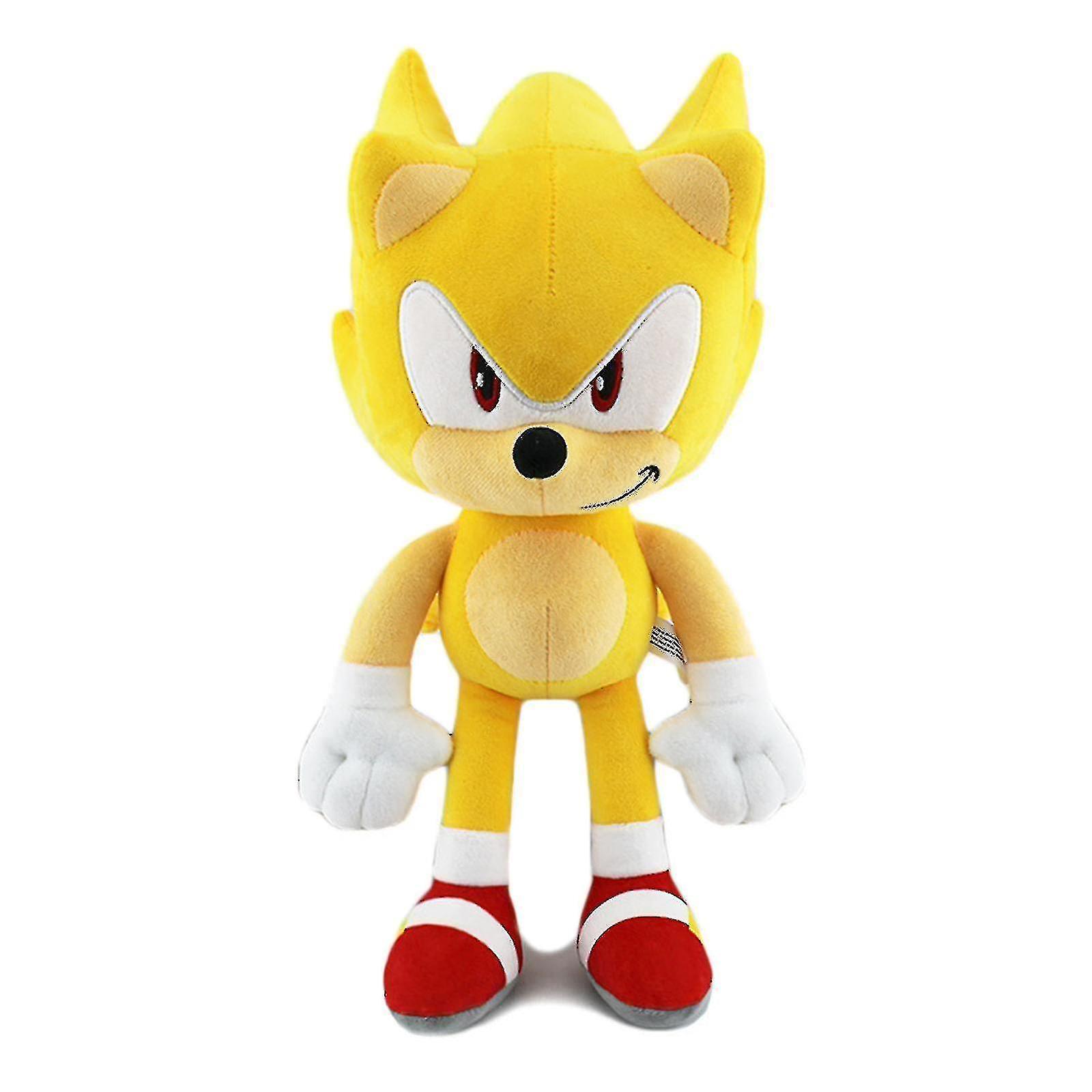 Elciaicle 11.8super Sonic Plush Toy Soft Stuffed Animal Kids Doll Gift