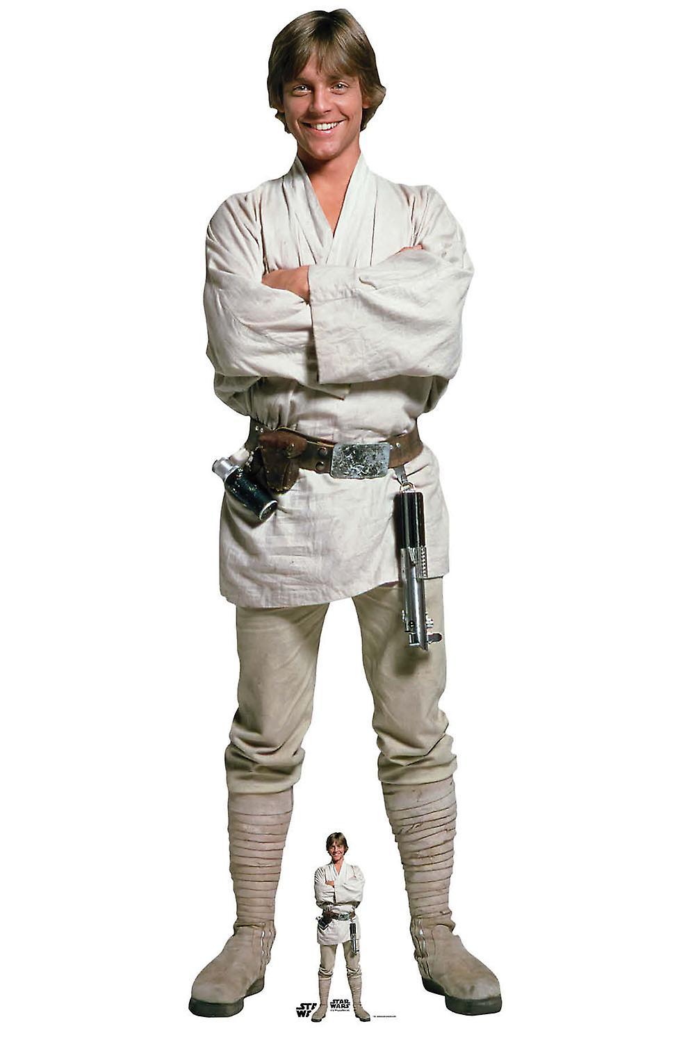 Luke Skywalker White Robe from Star Wars Cardboard Cutout Official Standee