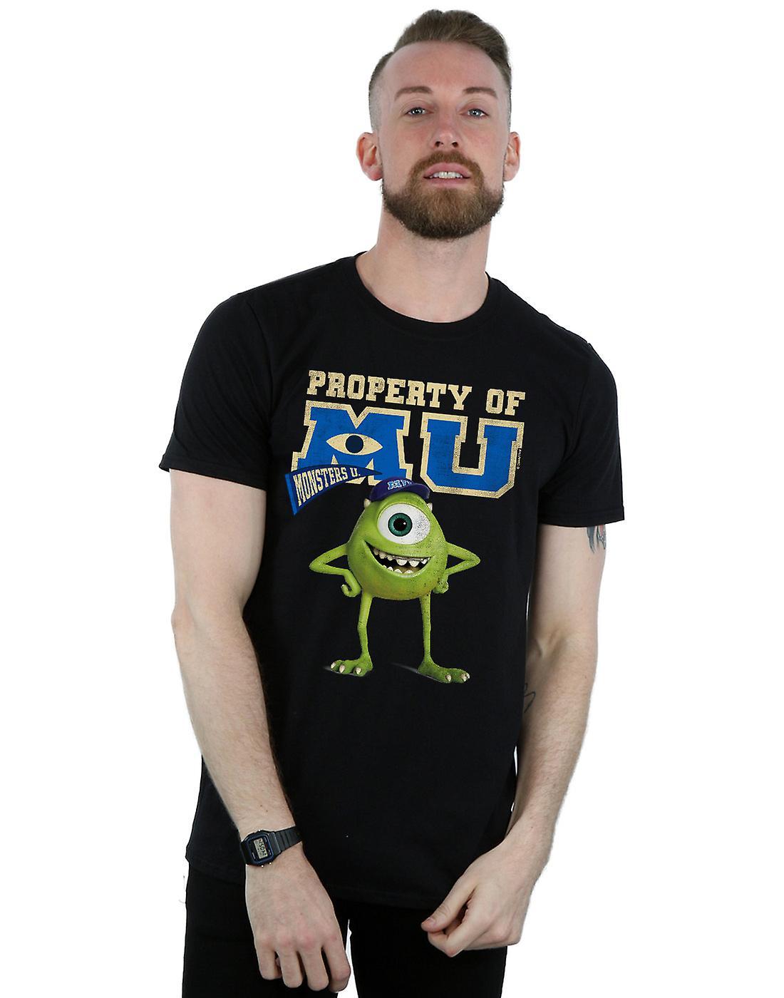 Absolute Cult Disney Men's Monsters University Property Of MU Mike T-Shirt Black XX-Large