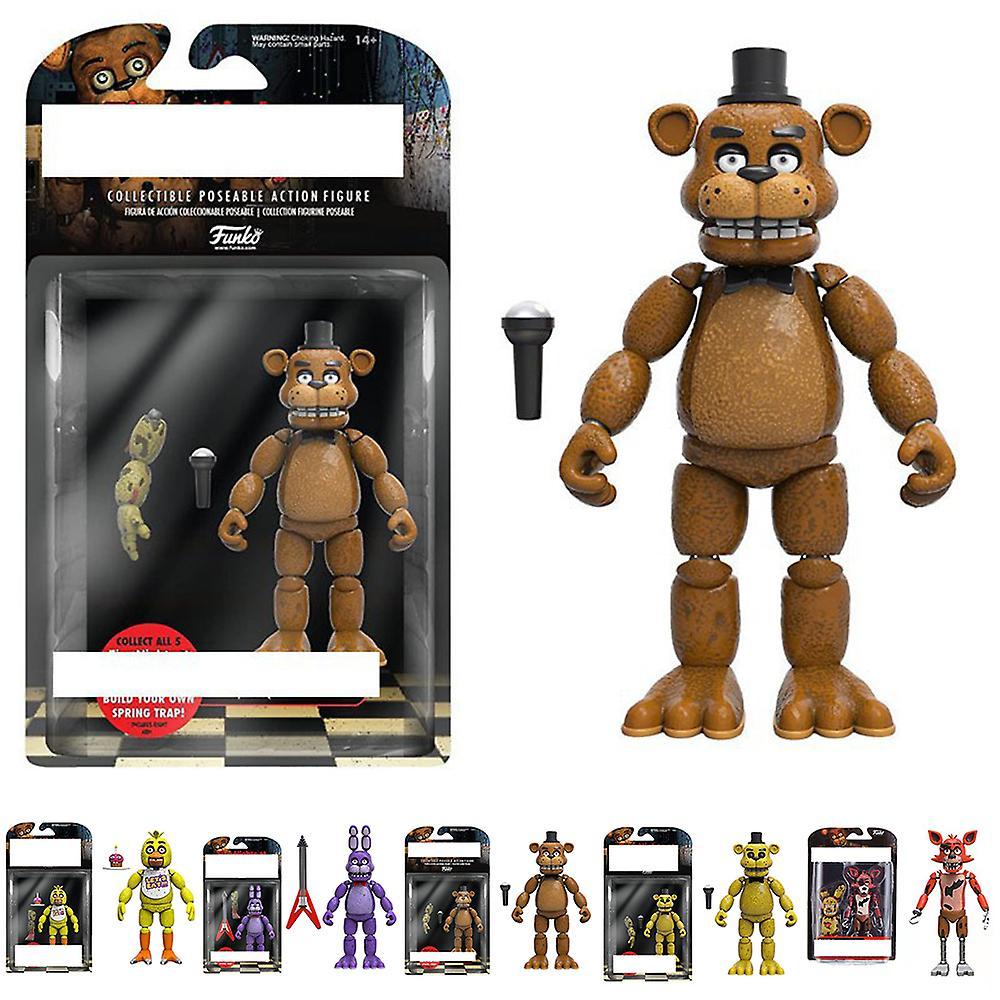 Bestdaily 2024 Funko Five Nights At Freddy's FNAF Horror Game Action Figure Foxy Bonnie Bear Collectible Model Figures Toys Boxed Gifts B