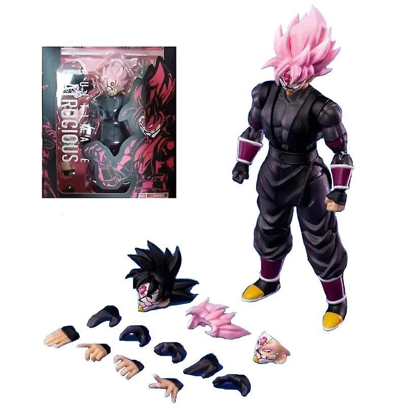 Ninesun Anime Dragon Ball Figures SHF Goku Black Action Figures Super Saiyan ROSE Son Goku Zamasu Figurine Movable PVC Model Doll Toys with box