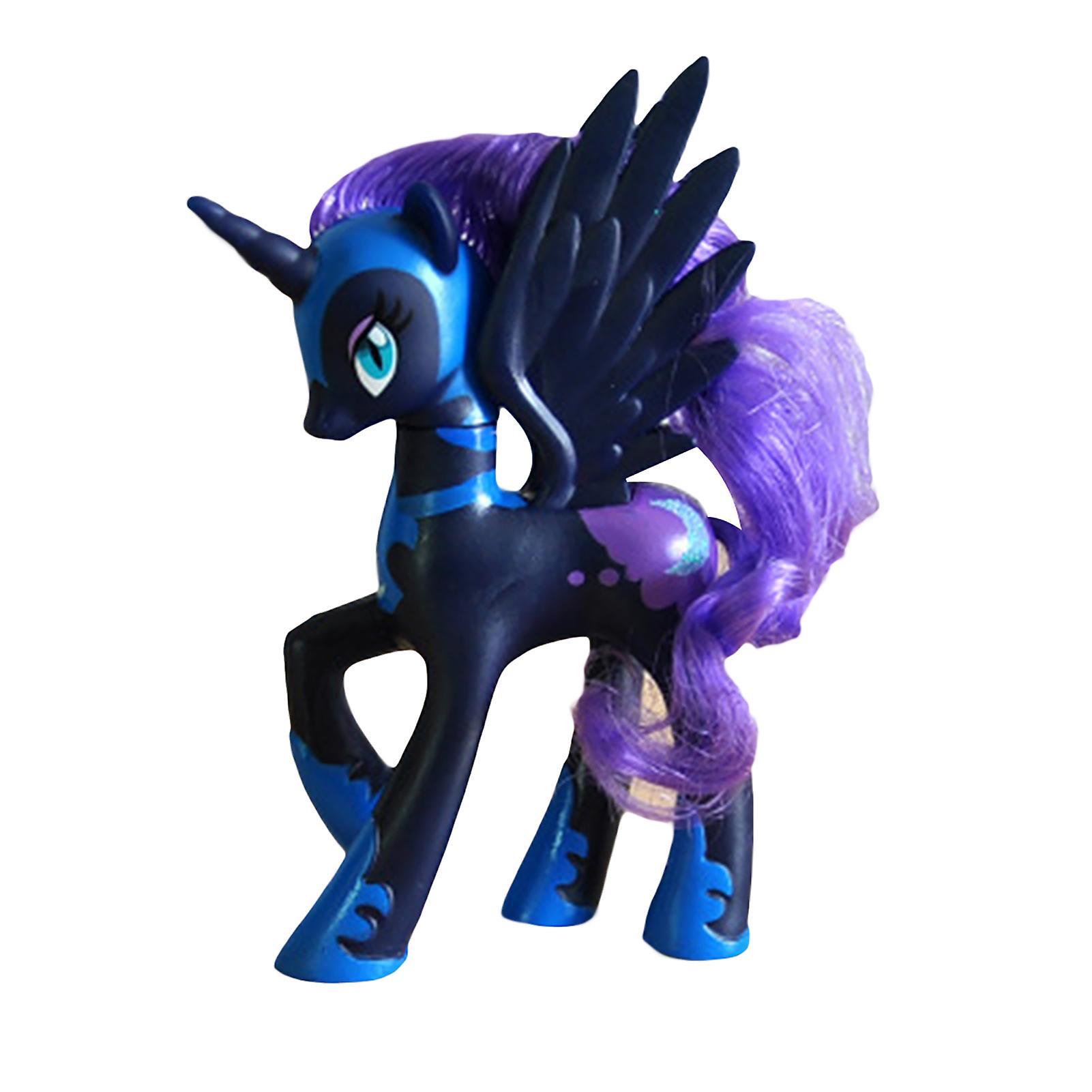 Hislaves 1Pc 14cm My Little Pony Moon Princess Action Figure PVC Doll Kids Toy Collection 2