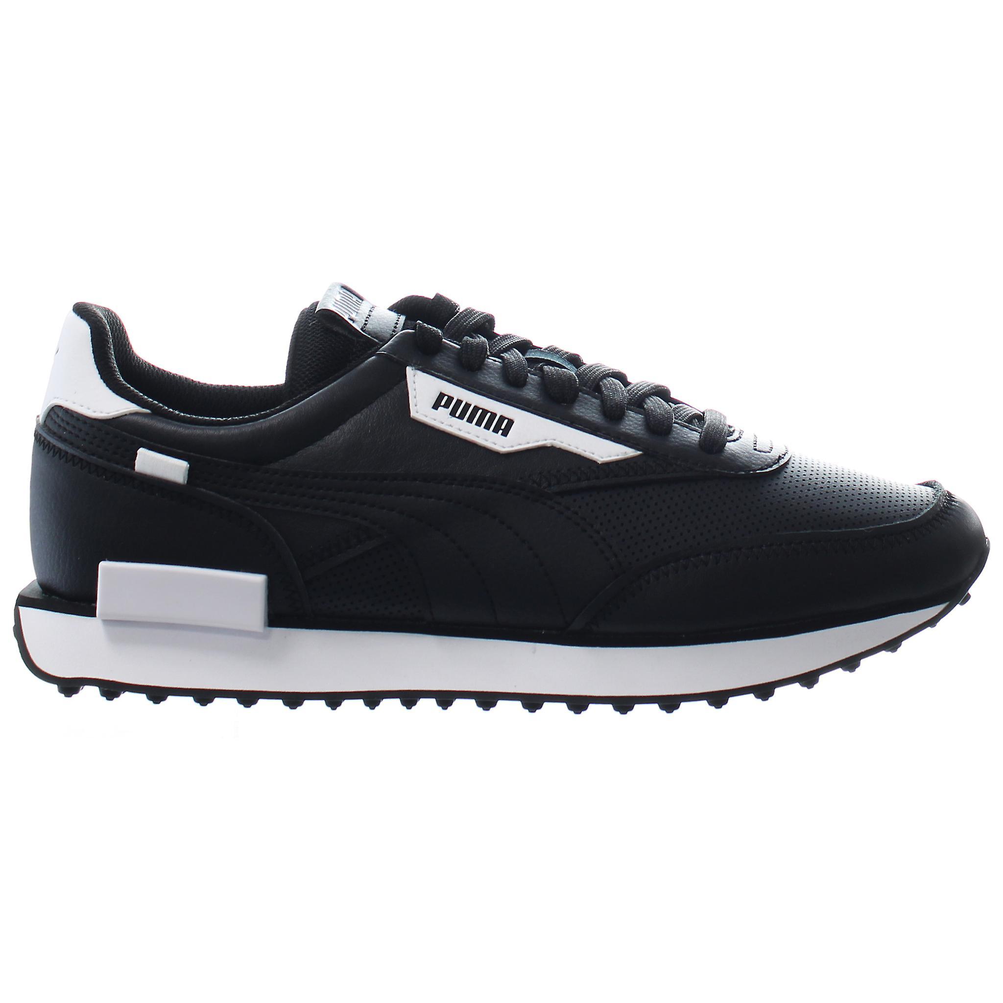 Puma Future Rider Contrast Lace-Up Black Synthetic Mens Trainers 374763_02 UK 11 EU 46 US 12