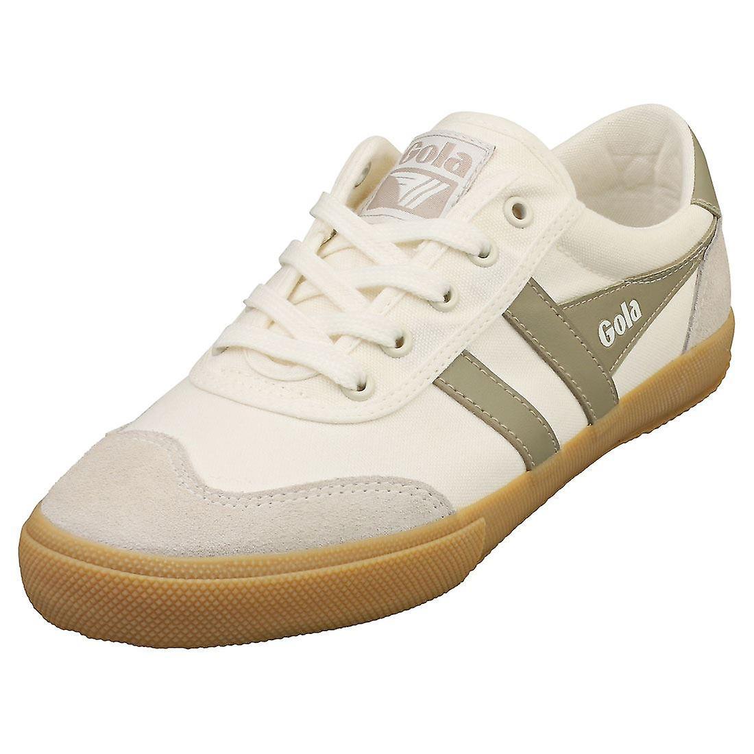 Gola Badminton Womens Fashion Trainers in White Grey 41 EU