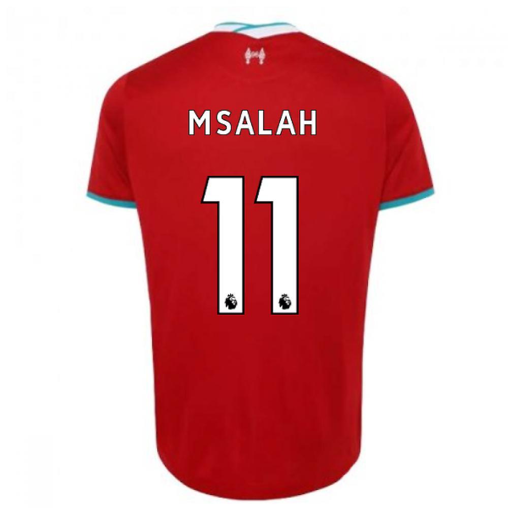 Nike 2020-2021 Liverpool Home Shirt (Kids) (M.SALAH 11) Red SB 25-27 inch Chest (66/69cm)