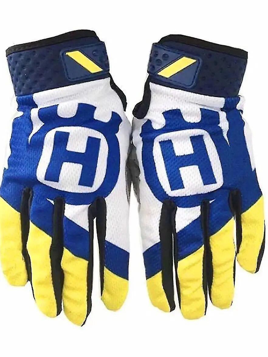 2024 husqvarna Moto Gloves Top Navy MX Motorcycle Gloves Off Road Motocross Glove MTB Dirt Bike Glove Blue L