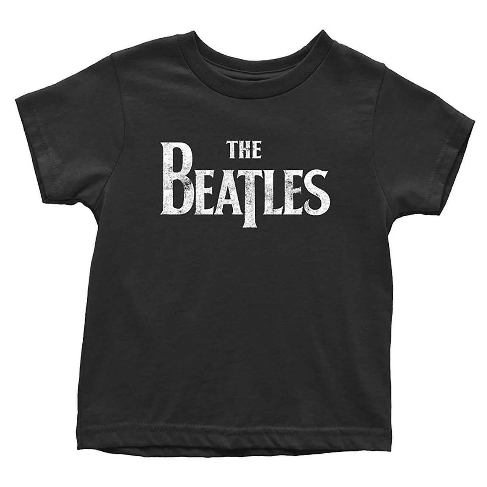 The Beatles Toddler Drop T Logo Black T Shirt 5 Years