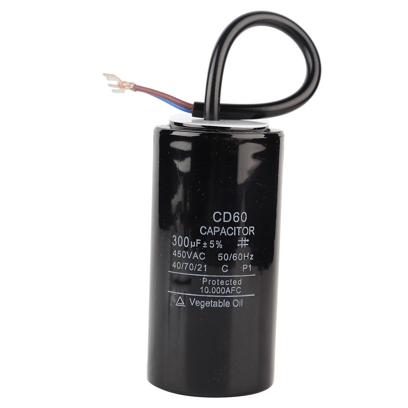 Start Capacitor CD60 300uf 450V Film Motor Start Capacitor 50x100mm for Pump Motor