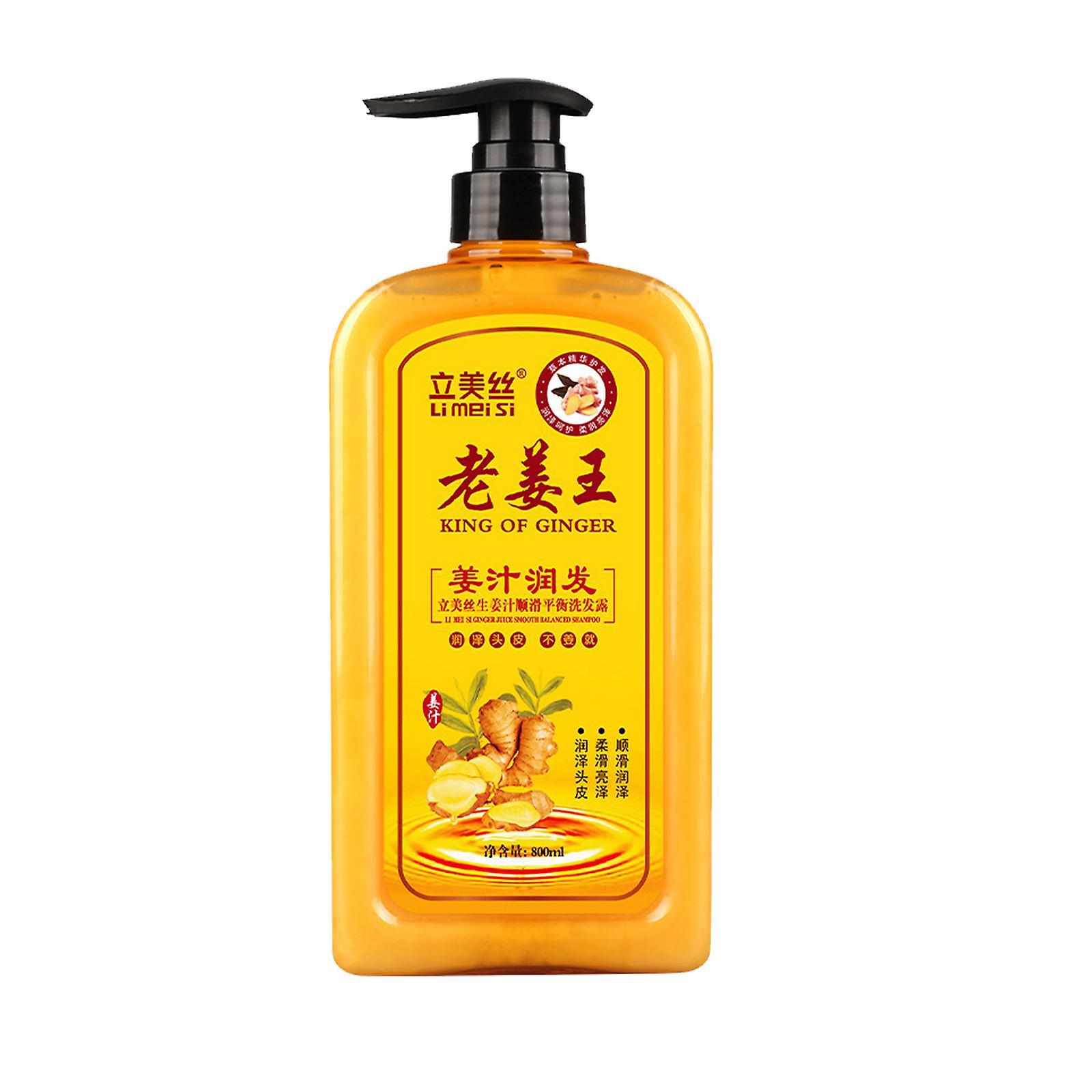 Fruushop Ginger Hair Regrowth Shampoo Ginger Shampoo for Hair Growth -Hair Loss Hair Shampoo Conditioner A