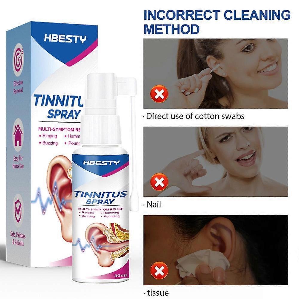 Aiducho Tinnitus Relief Spray, Natural Formula Tinnitus Relief for Ringing Ears