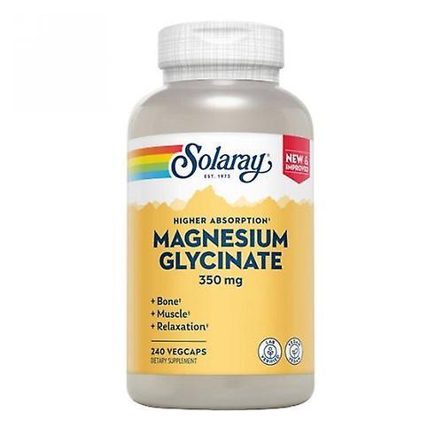 Solaray Magnesium Glycinate,350 mg ,240 Count (Pack of 1)