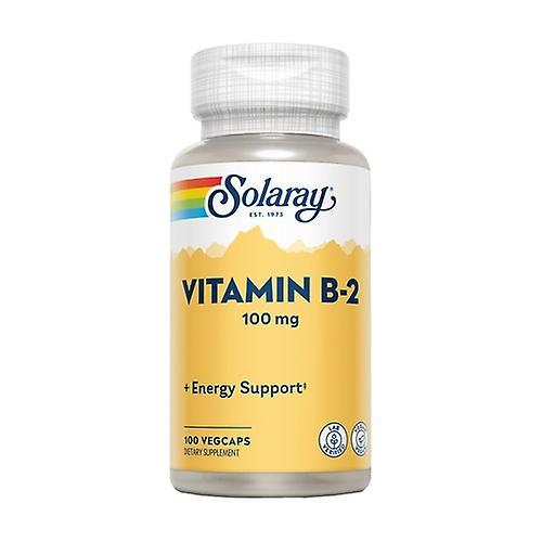 Solaray Vitamin B2 100 vegetable capsules of 100mg