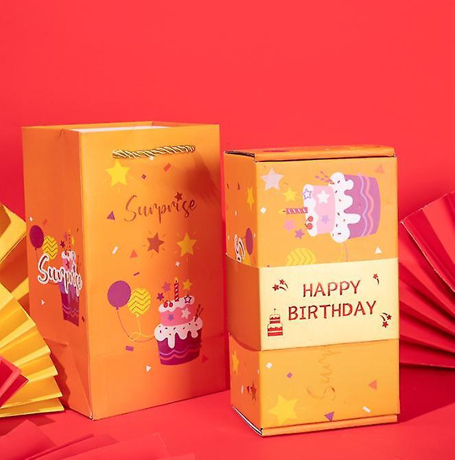 Wtowin Pop-up Surprise Explosion Gift Box, Surprise Gift Box, Cubes Money Explosion Gift Box For Birthday, Party, Christmas, Anniversaries 12BOX Ha...